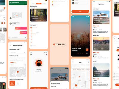 Tour Pal 3d animation app design application branding dashboad design graphic design illustration logo mobile ui motion graphics tourism app travel app ui ui design ux ux design vector