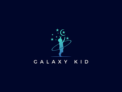 Galaxy logo astronomy brand branding cosmos design emblem logo creative round galaxy icon illustration logo design milkyway modern moon nasa samsung science space star typography universe