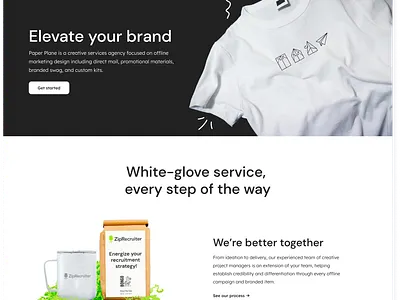 Postal - Paper Plane Agency agency branding design gifting postal swag website website design