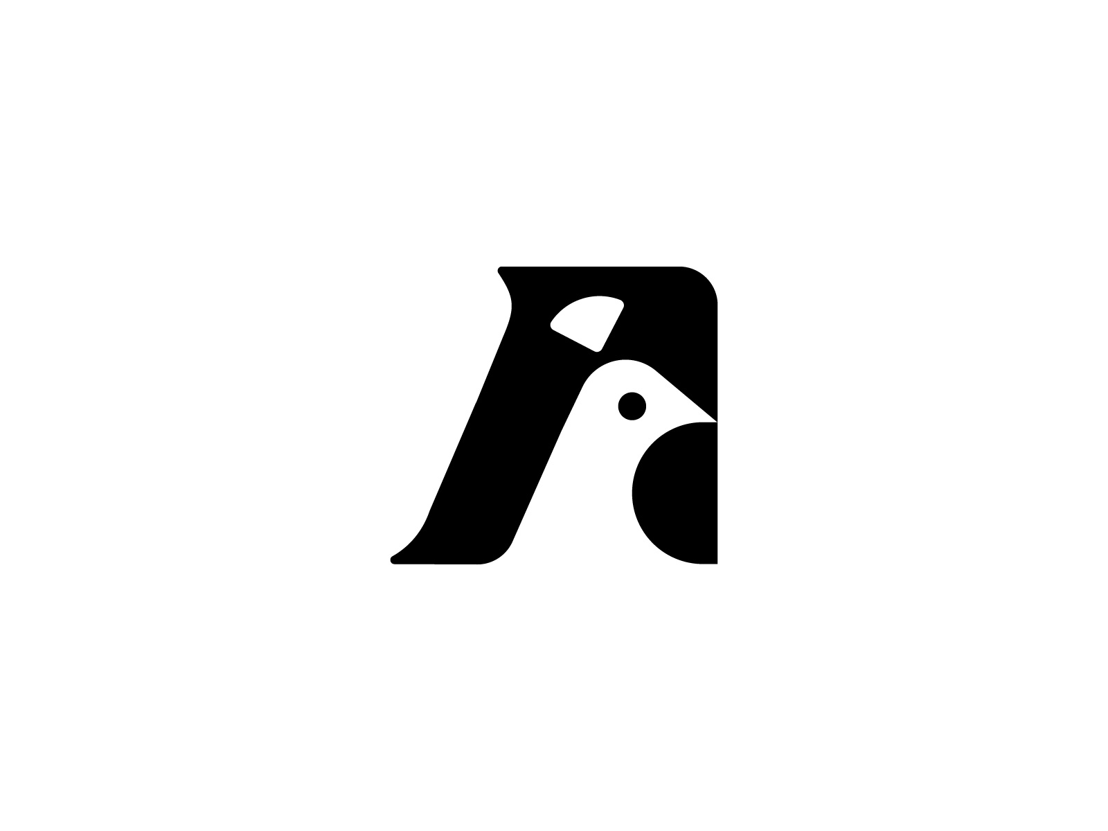 Letter A + Peacock logo mark (Unused) a animal bird branding design for sale unused buy icon illustration letter a lettering logo minimal negative space negativespace peacock serif ui whitespace