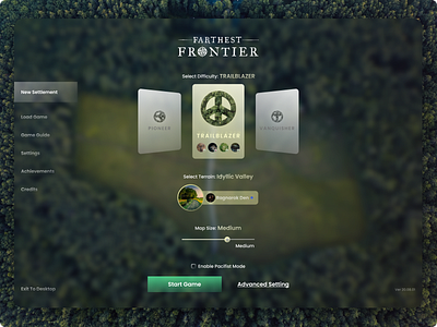 Game Menu Redeisgn design game design hud design hud ui menu design ui ui design uiuxdesign web design
