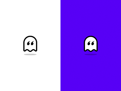 Ghostwriter logo concept ai branding copywriting ghost ghostwriter graphic design icon illustration logo symbol vector