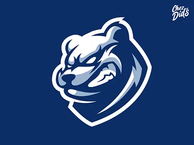 Bear Mascot bretagne didier esport gaming graphic design graphiste identity illustration laureaux logo logos mascot mascots twitch