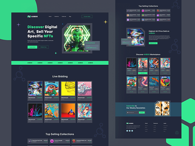 NFT Landing Page Design | NFT Collection Website crypto landing page cryptocurrency landing page landing page design metaverse metaverse landing metaverse landing page nft nft art nft art artwork nft artwork nft digital art nft landing nft landing page nft landing page design nft marketplace nft website uiux web 3 web design