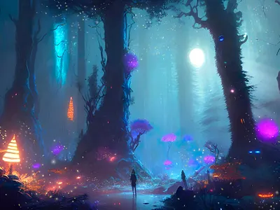 inside the mystery digital illustration