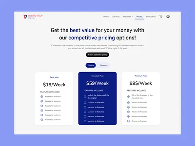 Service pricing page checkout design pricing typography ui ux web