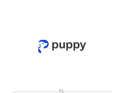Puppy Logo design app branding graphic design icon logo puppy typography