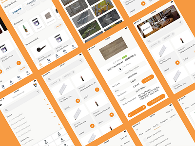 Biiibo - iOS App app design baseline bootstrap design ecommerce app ios app product app styleguide typography ui ux