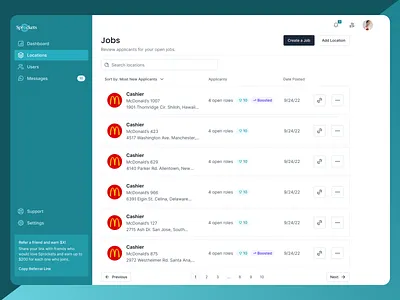 Sprockets Redesign design responsive ui ux uxdesign web app