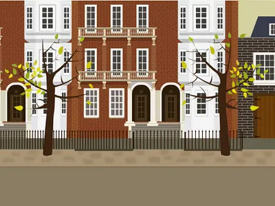 Vector UK Street design graphic design illustration vector