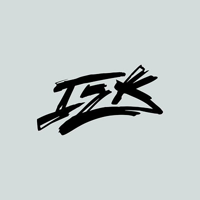 IZK TYPOGRAPHY branding design designing illustration illustrator logo logotype ui vector
