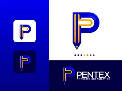 Pentex logo Design a b c d e f g h i j k l m n o p augmented reality b c f h i j k m p q r u v w y z brand and logo brand guide branding colorful logo creative creative and unique cube graphic design illustration letter mark monogram lettermark logo logo designer logo inspirations minimalist p logo pen logo