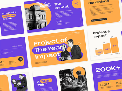 Communio - Annual Report Presentation Deck animation annual branding company deck design motion graphics pitch pitchdeck presentation reports simple slide solution startup template