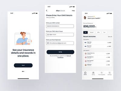 Sehat Sahulat Program Tracking Dashboard app appdesign branding design figma flat ios minimal minimalistic mobile mobileapp modern product design productdesign typography ui ui design uiux ux vector