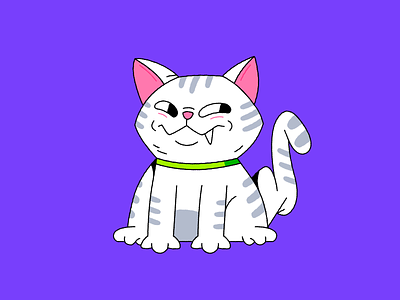 My Cat — Illustration cat graphic design illustration illustrator photoshop vector
