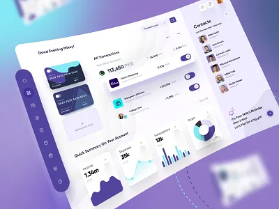 Concept Dashboard for fintech saas product admin admin interface admin panel admin theme admin ui analytics clean interface clean ui dashboard data fintech fintech dashboard graphs modern admin dashboard modern dashboard saas saas dashboard sidebar user dashboard user panel