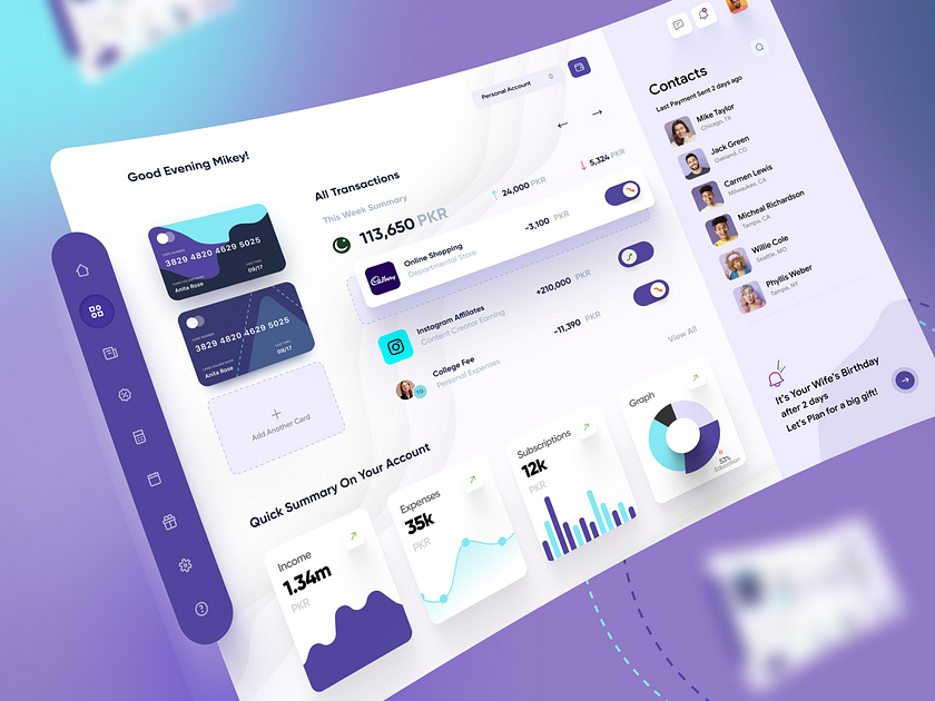 Modern Dashboard designs, themes, templates and downloadable graphic ...