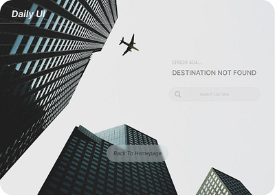 #008 - 404 Page | 100 days UI challenge 008 100daychallenge 404page dailyui design graphic design ui ux