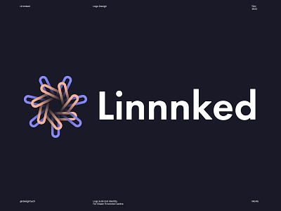 Linnnked logo exploration abstract blockchain brand identity branding community connect crypto identity link logo logos metaverse minimal modern tech