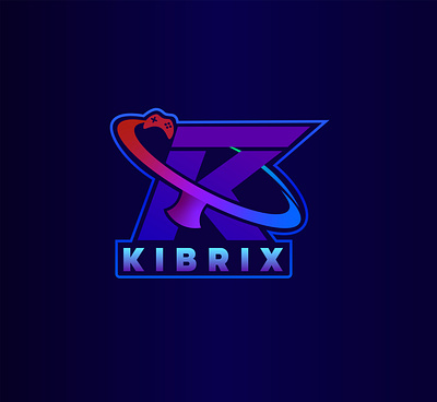 Kibrix Logo art color design illustration logo