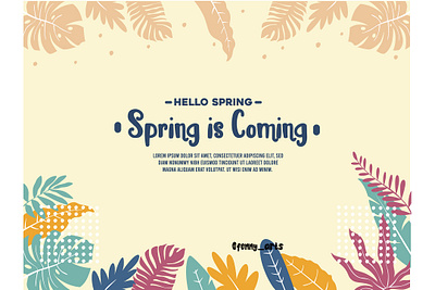 Vibrant Spring-Themed Graphic Design background bloom blooming blossom botanic botanical cloud field floral flower grass green meadow nature park season sky spring tree wallpaper