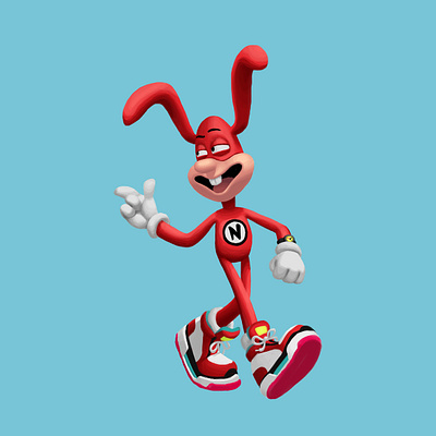 Domino's "Noid" character design illustration