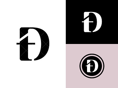 DT Logo branding d design dt dt logo dt monogram fashion logo icon illustration logo logo design logotype monogram sports logo t td td logo td monogram typography vector