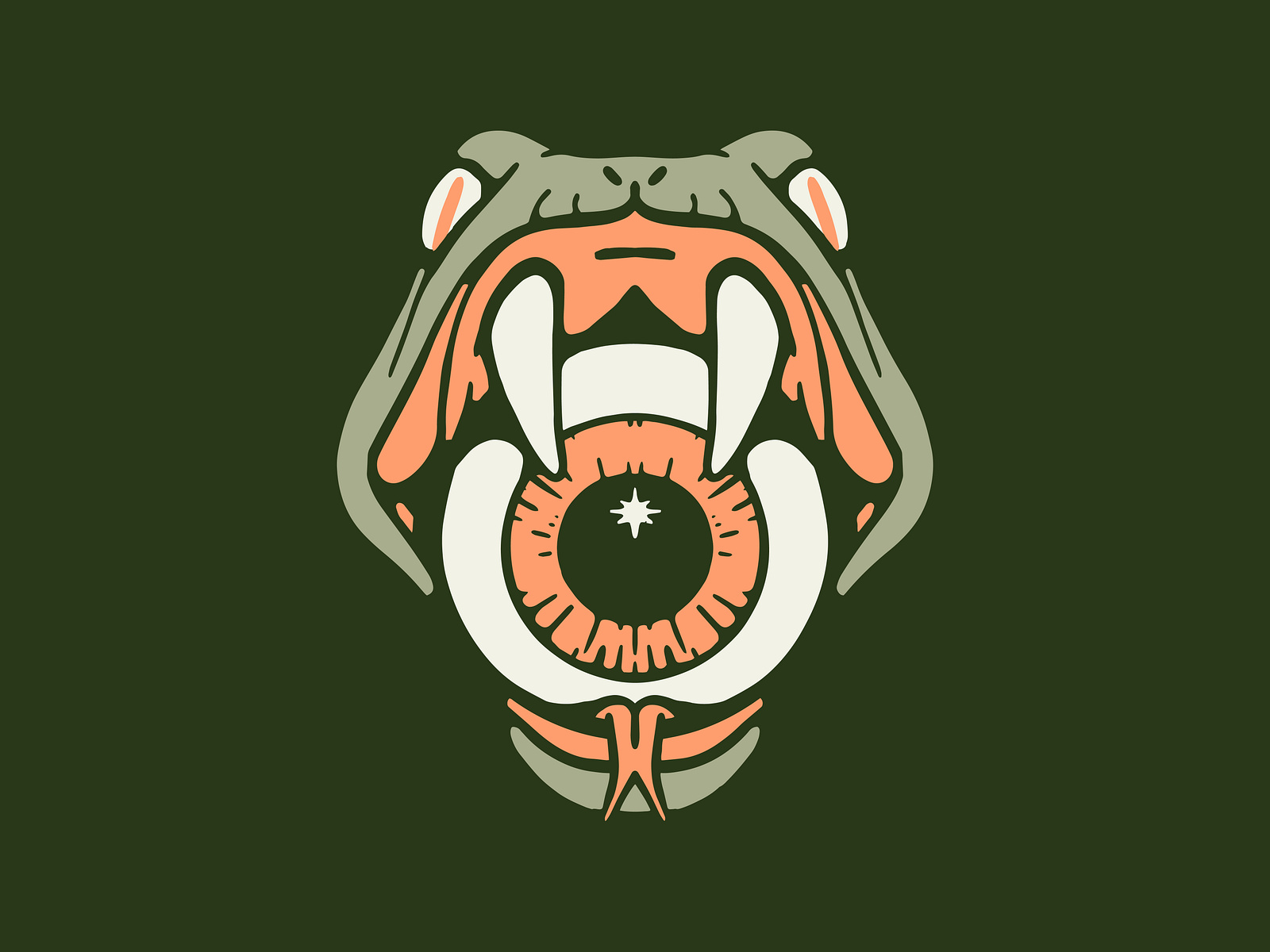 Snake & eye logo by Carly Berry on Dribbble