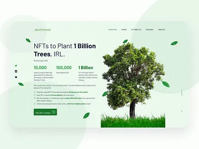 Mint Forest Landing page adil shehzad branding creative website design customwebsitedesign design graphic design illustration landingpage nft nft landingpage ui ux vector webdesign webflow webflow designer webflow developer webnemtechnology website websitedesign