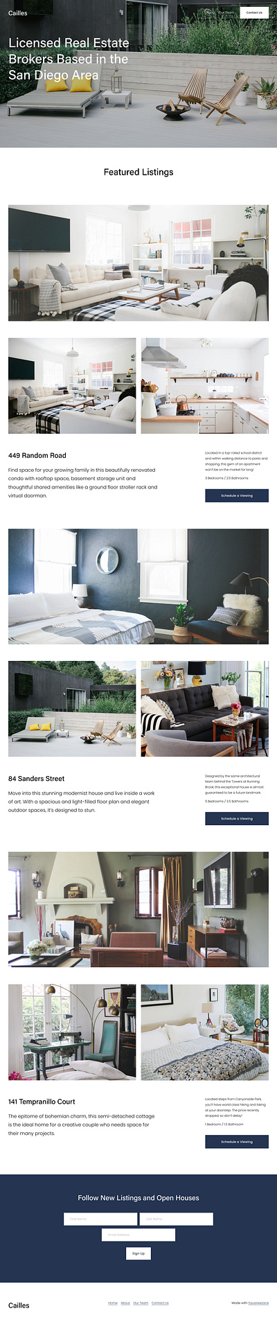 Cailles - Website Template - Squarespace app art blog concept design graphic design online store photography squarespace squarespace design squarespace template template theme ui ui design ux ux design web design web development website