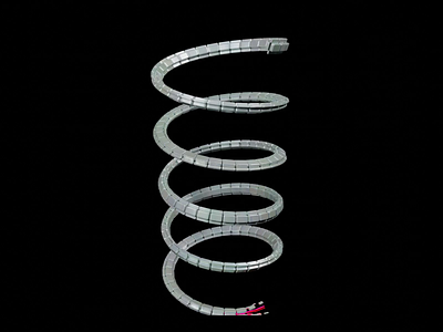 Spiralium 3d animation b3d.graphics.geonodes blender blender3d cyclesrender geometry nodes graphic design loop motion graphics render