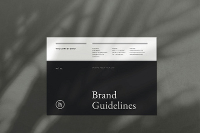 Brand Guidelines architecture brand guidelines branding brochure feminine graphic design guidelines indesign logo minimalist portfolio presentation stationery template web design