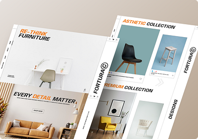 FORTURA: Furniture Website Concept uiux web design