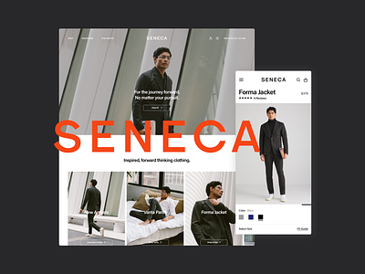 E-commerce redesign for NYC-based menswear apparel label adchitects apparel branding e-commerce pdp product detail page product listing redesign responsive website retail shopify ui ux