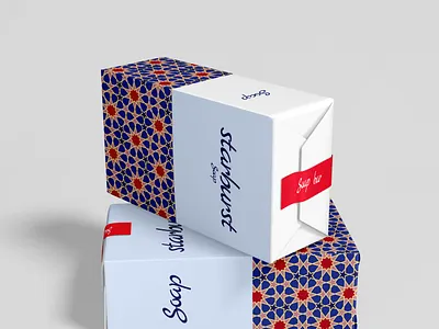 Паттерн для упаковки мыла. графический дизайн.