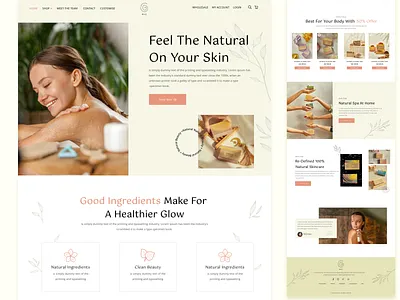 Moj Landing page home page ui adobe design e commerce landing page ui uiux ux design xd