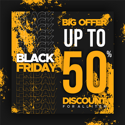 Black Friday Social Media Post Template 3d advertising animation branding design graphic design illustration logo motion graphics promo promotion social media template ui vector