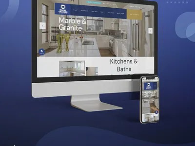 Marble & Granite Company Website graphic design web design website