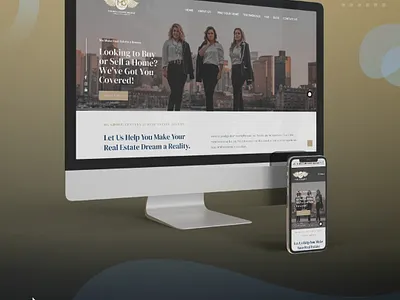 Real Estate Company Website graphic design web design website