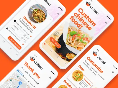Chifood - Branding, Web Design branding corporate identity design graphic design logo ui ux web design