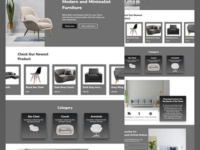 sofshop-landingpage chair couch design ecommerce furniture homepage landing page sofa ui ui design uiux ux ux design web design