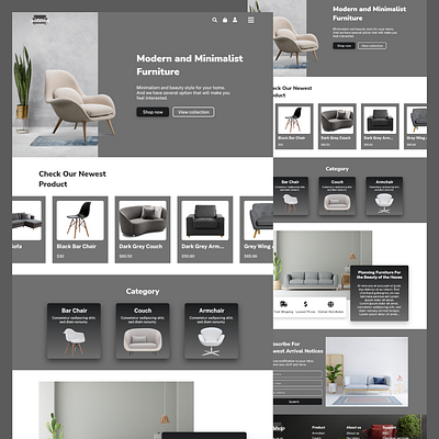 sofshop-landingpage chair couch design ecommerce furniture homepage landing page sofa ui ui design uiux ux ux design web design