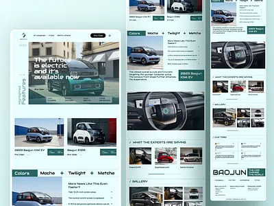 Baojun EV Landing page baojun branding car charging station clean energy electric electric car electric vehicle ev charger ev charging station illustration landing page purple tesla uiux user interface web design web kits