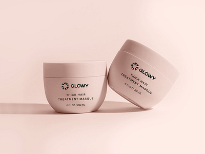 Glowy Cosmetics Packaging beauty branding beauty packaging brand creation branding cosmetic branding cosmetic emblem cosmetic logo cosmetic packaging cosmetic products logos skincare branding skincare packaging
