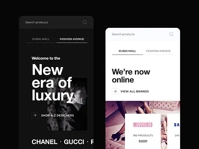 THE DUBAI MALL MOBILE APP dubai ecommerce emaar helvetica light mall minimal mobile product product design typography ui ux