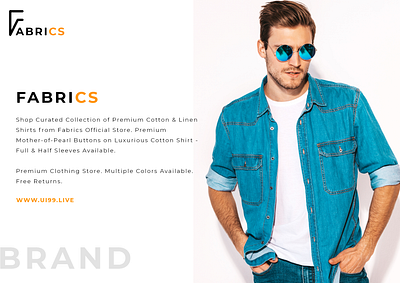Fabrics - Brand Presentations adobe xd branding design graphic graphic design logo presentation templates ui ux web design