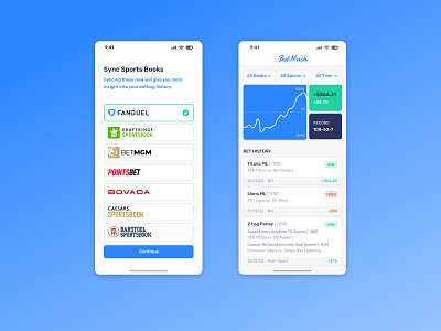 BetMash: Sports Book Data Concept app app design betting design ios mobile sports sports book ui ux