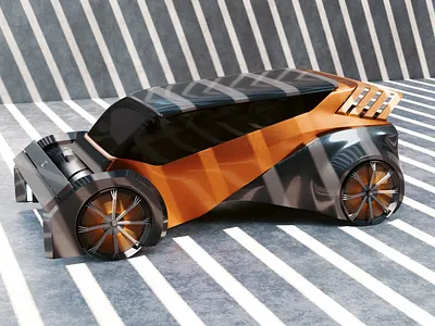 Honda Hatch 3d automotive blender car design visual