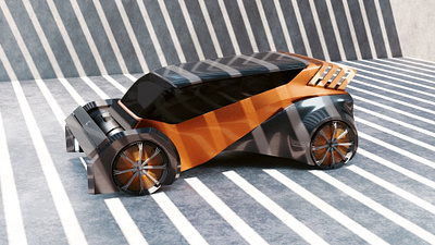 Honda Hatch 3d automotive blender car design visual
