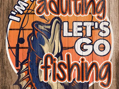 Fishing Tshirt Design concept design graphic design illustration photoshop poster art poster design vintage design weathered